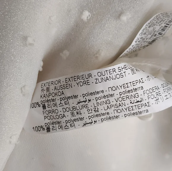 Zara Organza Puff Sleeve Blouse - Picture 10 of 10